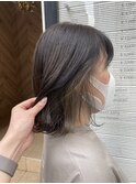 【天王寺　あべの】オリーブベージュ　イヤリングカラー