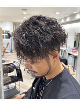 レイズ 名古屋(RAYS) かきあげ縦落ちツイストスパイラルケアパーマ　　k