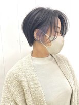 ショート×インナーブルーパープル