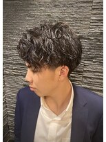 プレミアムバーバー 原宿店(PREMIUM BARBER produce by HIRO GINZA)&nbsp;スパイラルパーマ×韓国×ショート