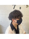マッシュパーマ(波巻き)