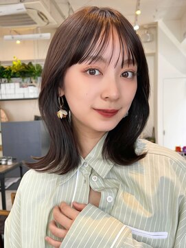 コート 表参道(Cote) 前髪エアリーカール似合わせカット20代30代40代◎ミニウルフ