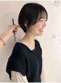 *滝田*丸みショートボブ小顔イメチェン似合わせカット20代30代40