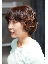メロン 恵比寿(MERON)&nbsp;【奥村】ショートボブ×ふんわりカールヘア［恵比寿/パーマ］