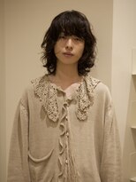 【ヤベハルカ】unisexウルフ　ニュアンスパーマ