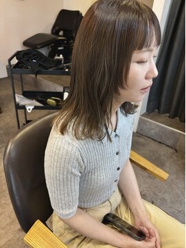 ソイ(soi) オリーブベージュミディアムヘア