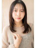 前下がりレイヤーカット美髪エアストレートZ上尾20代30代40代
