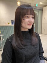 ノーレン 銀座(NOREN)&nbsp;レイヤースタイル/ワイドバング/サイドバング/大人可愛い