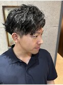 men's cut perm