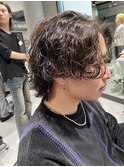 NEXT NEO【櫻田】センターパートウルフ 波巻きスパイラルパーマ