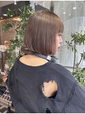 タッセルボブ×大人っぽ柔らかベージュ♪【唐木彩華】