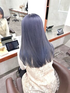 ニコ トウキョウ 渋谷(nico TOKYO) ブルーグレー/髪質改善/ダブルカラー/ケアブリーチ/20代