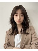 ロングレイヤー艶髪美髪 小顔 似合わせ ブラウンカラー 骨格補正