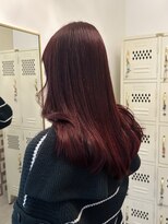 クヌット(knuto)&nbsp;oil straight wine red(ブリーチなしカラー)