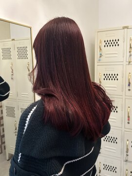 クヌット(knuto) oil straight wine red(ブリーチなしカラー)