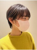 大人可愛いマッシュショート