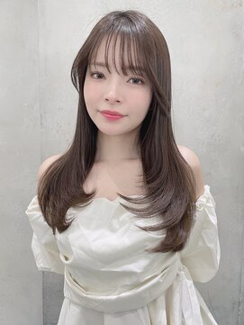 ロンド メリー 大宮(Lond merry) イメチェン外ハネボブ美髪ワイドバング顔周りレイヤーカット