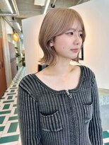 ノエ(noe)&nbsp;ホワイトグレージュ/デジタルパーマ/チェリーブラウン/栄c105