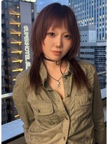 ベレーザ 渋谷(BELEZA)&nbsp;13954髪質改善チェリーレッド黒髪アッシュブラックワインレッド