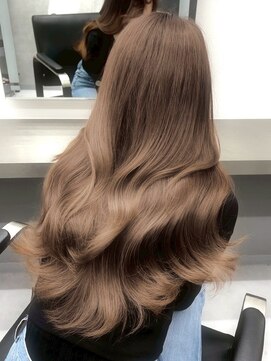 ノイズオオサカ 天王寺店(NOISM OSAKA) 20代30代40代ミルクティーベージュウルフカット韓国ショートボブ