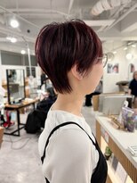 シアン 橋本店(Shian)&nbsp;クールショート×ピンクレッドカラー