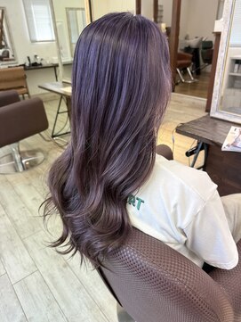 ヘアー アトリエ アンジー(Hair Atelier Angee) パープルカラー