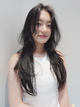 テクネ 天神大名(techne) 天神大名レイヤーカット大人レイヤーくびれヘアロング今泉