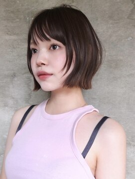 サイン 渋谷(SIGN) お洒落なレイヤーカットハッシュカットレイヤーボブ渋谷