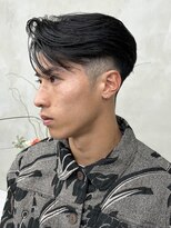 ニコ トウキョウ 渋谷(nico TOKYO)&nbsp;メンズセンターパートニュアンスパーマ毛流れ縮毛矯正刈り上げ