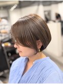 ショートボブ/柏/ショートカット/マロンベージュ/ハイライト