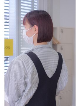 ソレイユ(Soleil) 切りっぱなしボブ/タッセルボブ/ワンレンボブ/表参道【松本匡介