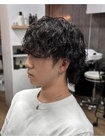 オムファミーユラグ(homme, famille raugh) 波巻きスパイラル×ウルフヘア