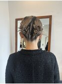 うねうねヘアアレンジ