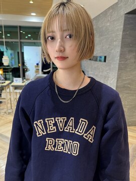 ファースト 仙台店(first) 仙台/広瀬通/ショート/ブリーチ/デザインカット