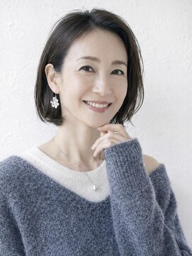 ザビー(THE B) 本八幡×千葉美容院×ショートボブ×艶カラー