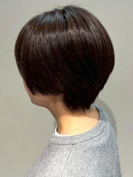 オレンジペコ(orange peco) ショートカット ボブ 髪質改善 大人ボブ 顔周りカット 30代