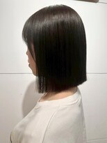 カミラボ(KAMI LABO) 髪質改善 ツヤ髪ボブ 顔周りカット アッシュカラー 20代
