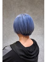 ザブリッジ(the Bridge)&nbsp;ショートボブ×アイスブルーカラー