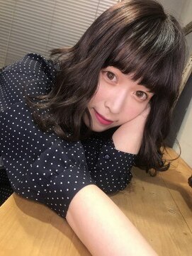 ジーナ 赤羽(XENA) 顔型別ヘアスタイル特集ナチュラルブラウンボブワンホンレイヤー