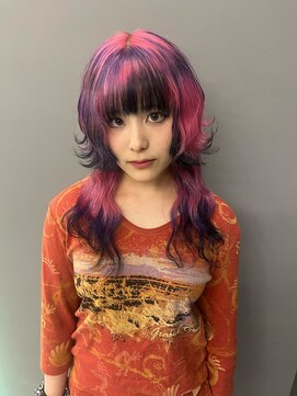 ロテサカエ(Lote.Sakae) 着物ヘア/大人ガーリー/ダークアッシュ/似合わせカット
