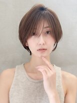 ロンドエニカ 大宮(Lond enika)&nbsp;クールショート/ピンクベージュ/カーテンバング/顔周り☆356