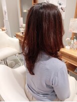 ファム 楽々園店(femme) 艶々ピンクブラウン