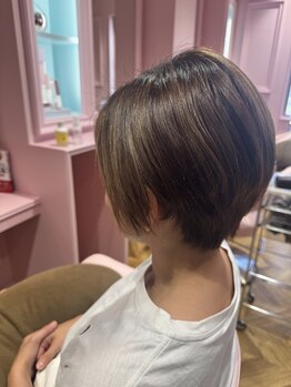 ヘアアートディックス 土気店(Hair Art dix)の写真/ショートヘアで叶える、くびれ美人！フェイスラインスッキリ◎新しい自分に出会う魔法のカット♪