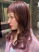 リークフー(Ree cu fuu) 小顔ショコラピンクアッシュヘルシースタイルふんわりカール