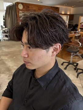 メンズカノエ 山口小郡店(Men's CANOE) フェザーパーマ