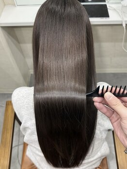 インス 奈良柏木店(INCE)の写真/《話題の髪質改善トリートメント》髪内部を修復し、重ねる度に効果が長持ち◎シルクのような柔らか美髪へ◇