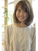 大人可愛いボブディ★透明感×くすみベージュ