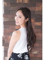 ナチュラルエフ(natural f)&nbsp;【natural-f 豊中】センターパート 耳かけ 無造作 ロング☆