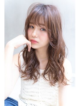 ルーク 立川(LUK) Lien☆ナチュラルウェーブ毛先パーマ×シアーベージュ　立川