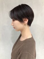 アルバム 新宿(ALBUM SHINJUKU)&nbsp;大人ショート_耳かけウェーブパーマフォギーベージュ_ba280412